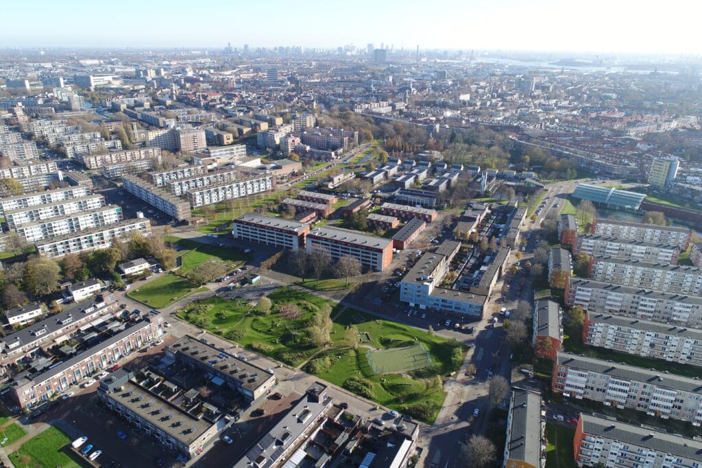 Wijpark Schiedam locatiefoto vanuit de lucht